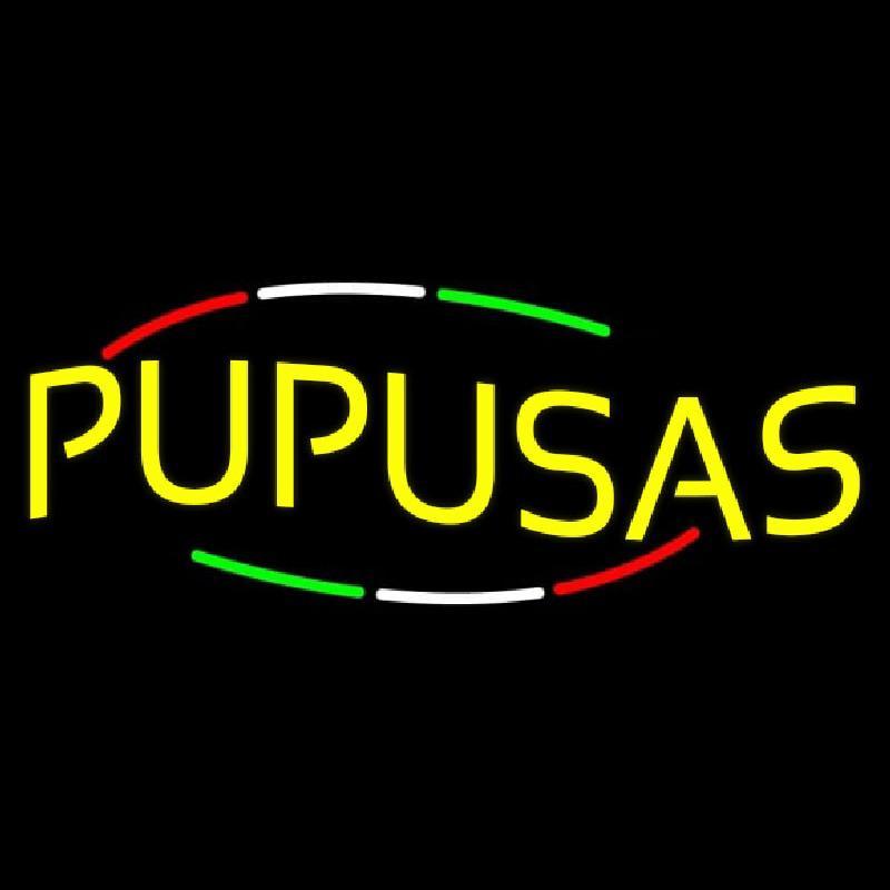 Pupusas Handmade Art Neon Sign