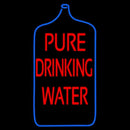Pure Drinking Water Handmade Art Neon Sign