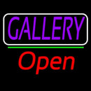 Purle Gallery With Open 2 Handmade Art Neon Sign