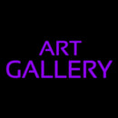 Purple Art Gallery Handmade Art Neon Sign