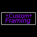 Purple Custom Framing Handmade Art Neon Sign