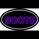 Purple Double Stroke Boots Handmade Art Neon Sign