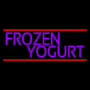 Purple Frozen Yogurt Handmade Art Neon Sign