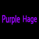 Purple Hage Handmade Art Neon Sign