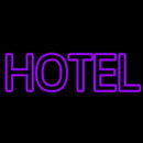 Purple Hotel Handmade Art Neon Sign