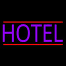 Purple Hotel Handmade Art Neon Sign