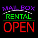 Purple Mailbox Turquoise Rental With Open 1 Handmade Art Neon Sign