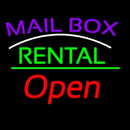 Purple Mailbox Turquoise Rental With Open 2 Handmade Art Neon Sign