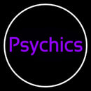 Purple Psychics With Circle Handmade Art Neon Sign