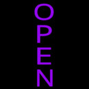 Purple Vertical Handmade Art Neon Sign