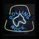 RARE ROLLING ROCK Handmade Art Neon Sign