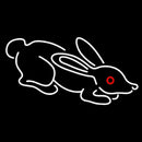 Rabbit Handmade Art Neon Sign