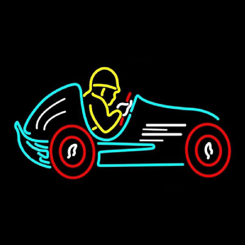 Race Car Handmade Art Neon Sign