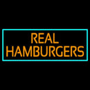 Real Hamburgers Handmade Art Neon Sign