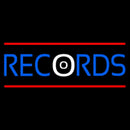 Records Red Line Handmade Art Neon Sign