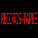 Records Tapes Handmade Art Neon Sign