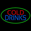 Rectangle Cold Drinks Handmade Art Neon Sign