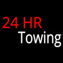 Red 24 Hr Towing Handmade Art Neon Sign