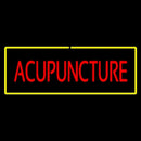 Red Acupuncture Yellow Handmade Art Neon Sign