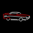 Red And White Car Logo Handmade Art Neon Sign