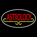 Red Astrology White Border Handmade Art Neon Sign