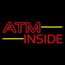 Red Atm Inside Handmade Art Neon Sign