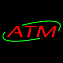 Red Atm Handmade Art Neon Sign