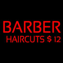 Red Barber Haircuts Handmade Art Neon Sign