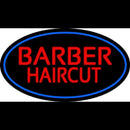 Red Barber Haircuts Handmade Art Neon Sign