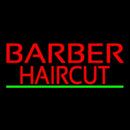 Red Barber Haircuts Handmade Art Neon Sign