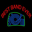 Red Best Band Ever Handmade Art Neon Sign