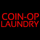 Red Block Coin Op Laundry Handmade Art Neon Sign