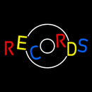 Red Block Records Handmade Art Neon Sign