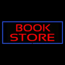 Red Book Store With Blue Border Handmade Art Neon Sign