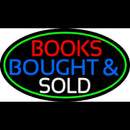 Red Books Bought And Sold Handmade Art Neon Sign