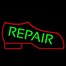 Red Boot Green Repair Handmade Art Neon Sign