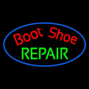 Red Boot Shoe Repair Handmade Art Neon Sign