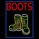 Red Boots With Logo Handmade Art Neon Sign