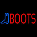 Red Boots With Logo Handmade Art Neon Sign