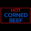 Red Border Hot Corned Beef Handmade Art Neon Sign