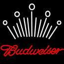 Red Budweiser White Crown Beer Sign Handmade Art Neon Sign