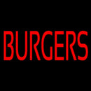 Red Burgers Handmade Art Neon Sign