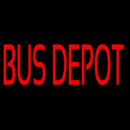 Red Bus Depot Handmade Art Neon Sign