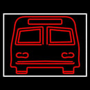 Red Bus Handmade Art Neon Sign