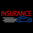 Red Car Insurance Handmade Art Neon Sign