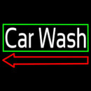 Red Car Wash With Border 1 Handmade Art Neon Sign
