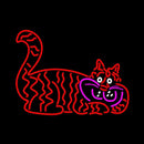 Red Cat Handmade Art Neon Sign