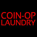 Red Coin Op Laundry Handmade Art Neon Sign