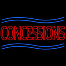 Red Concessions Handmade Art Neon Sign