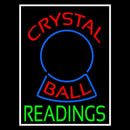 Red Crystal Ball Green Reader Handmade Art Neon Sign
